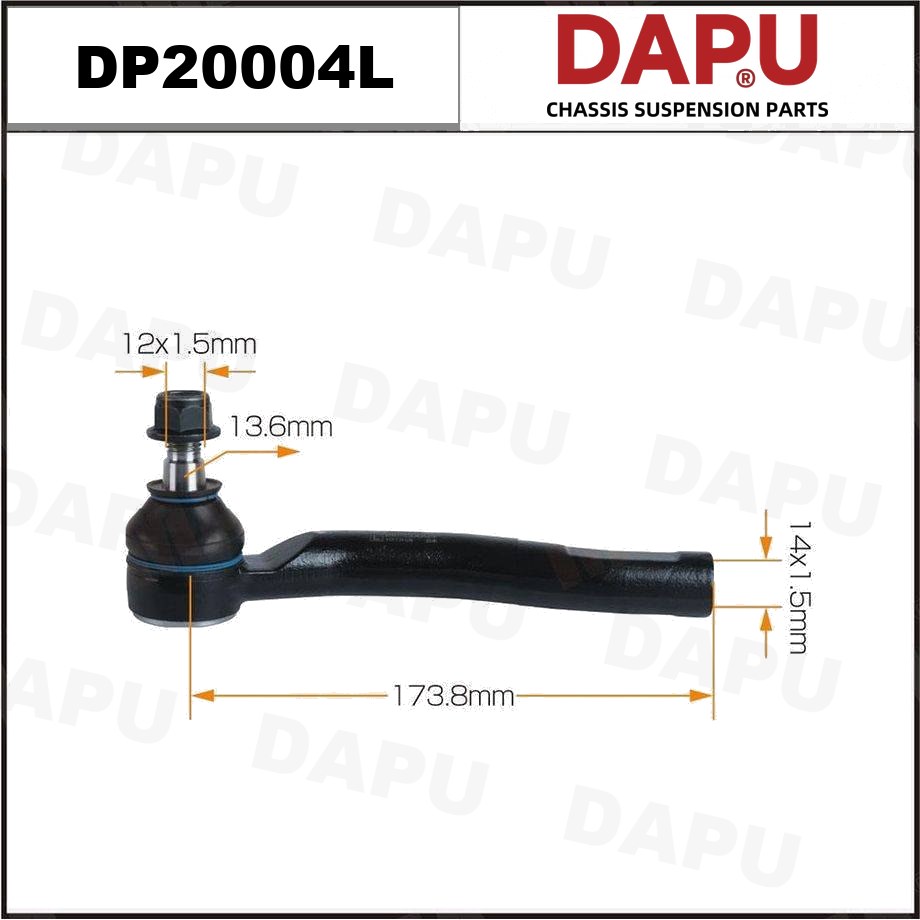 DP20004L Tie Rod End — DAPU AUTO PARTS
