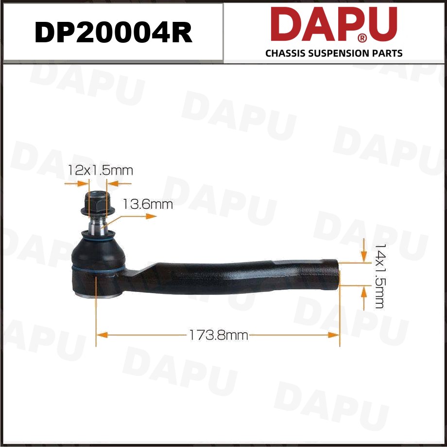 DP20004R Tie Rod End — DAPU AUTO PARTS