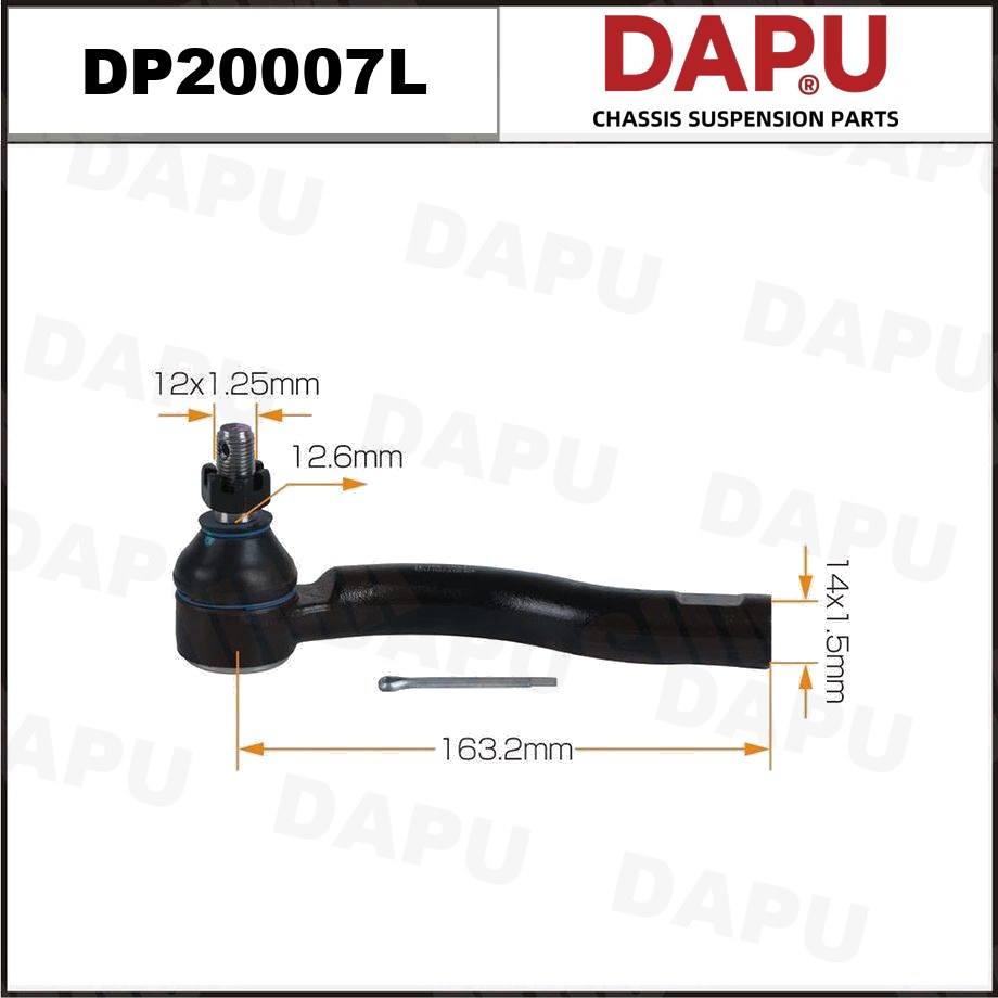 DP20007L Tie Rod End — DAPU AUTO PARTS