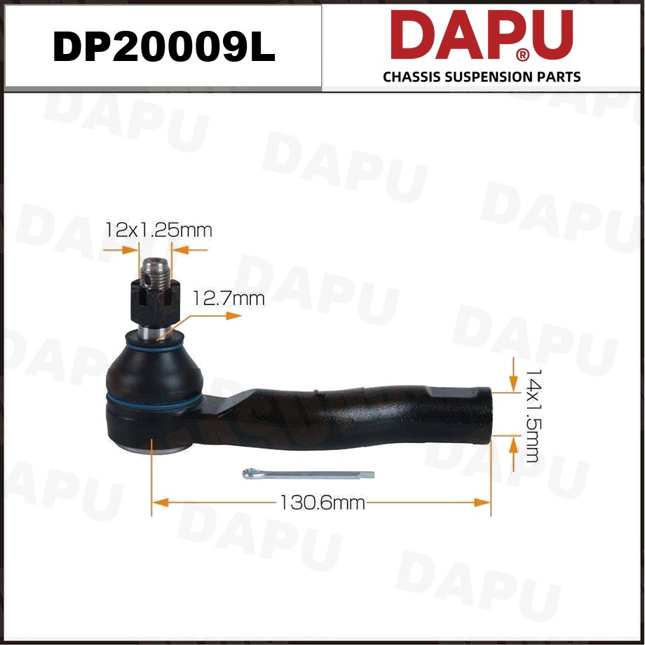 DP20009L Tie Rod End — DAPU AUTO PARTS