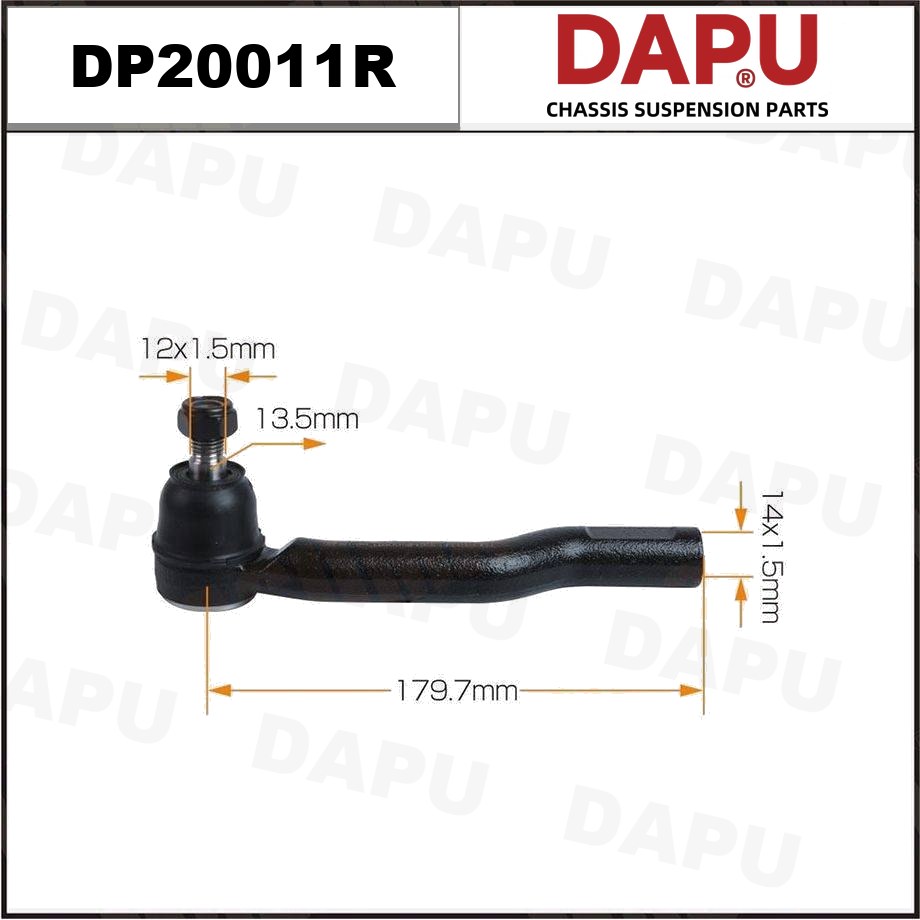 DP20011R Tie Rod End — DAPU AUTO PARTS