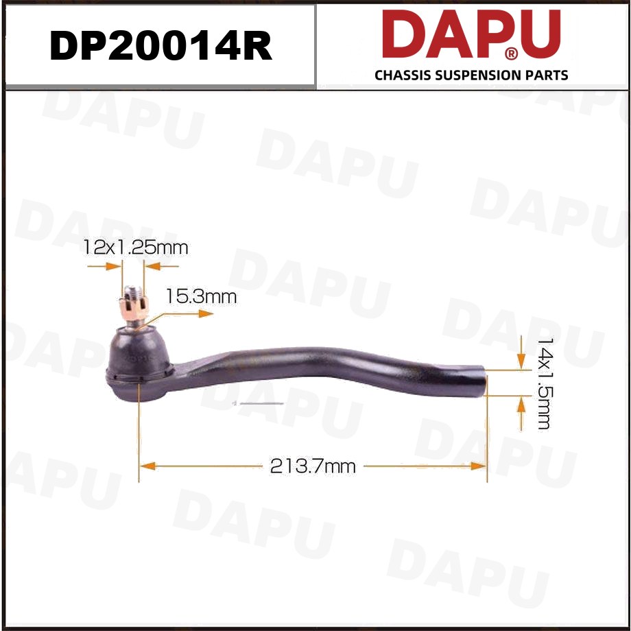 DP20014R Tie Rod End — DAPU AUTO PARTS