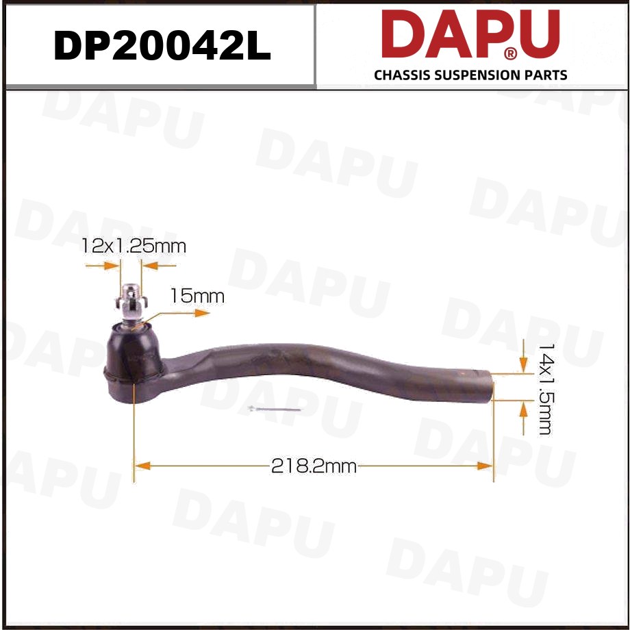 DP20042L Tie Rod End — DAPU AUTO PARTS
