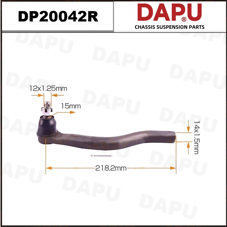 DP20042R Tie Rod End — DAPU AUTO PARTS