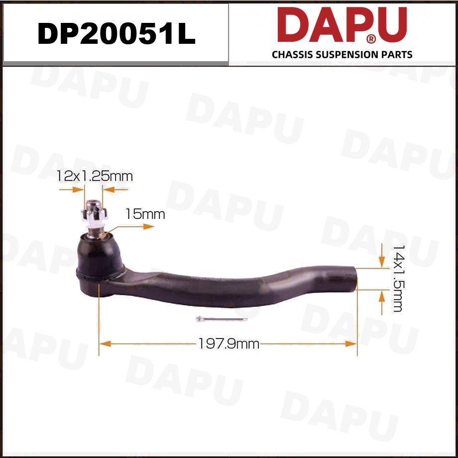 DP20051L Tie Rod End — DAPU AUTO PARTS