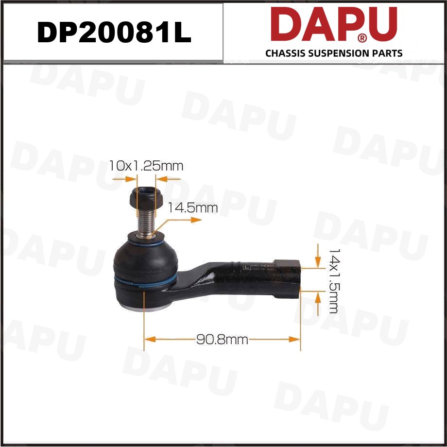 DP20081L Tie Rod End — DAPU AUTO PARTS
