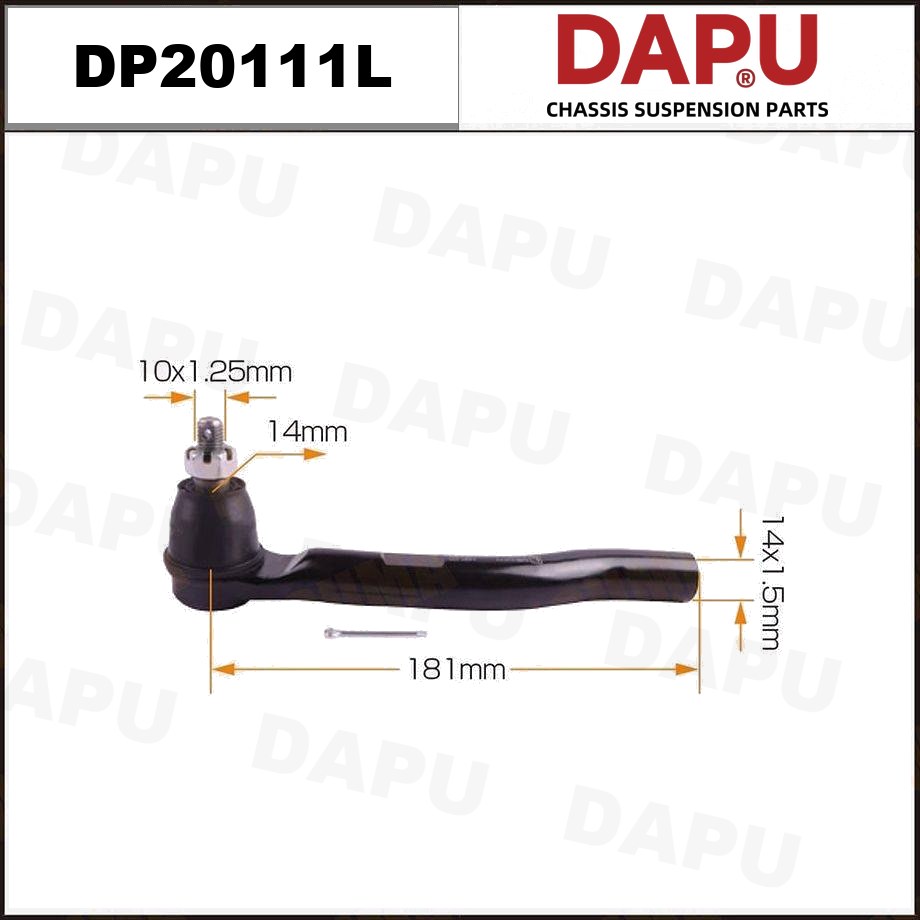 DP20111L Tie Rod End — DAPU AUTO PARTS