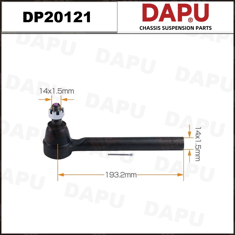 DP20121 Tie Rod End — DAPU AUTO PARTS