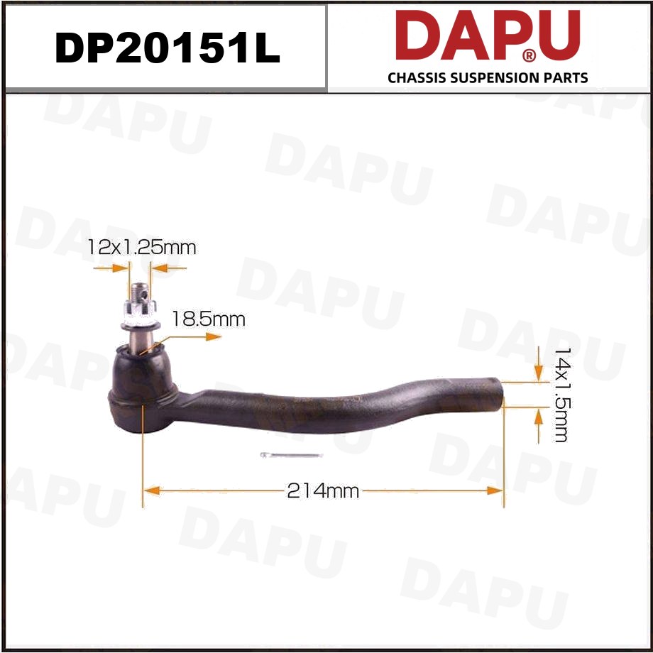 DP20151L Tie Rod End — DAPU AUTO PARTS