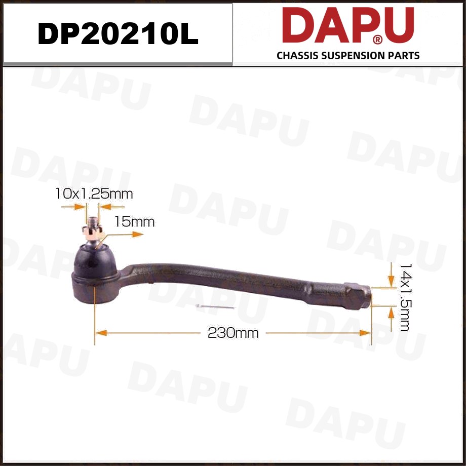 DP20210L Tie Rod End — DAPU AUTO PARTS
