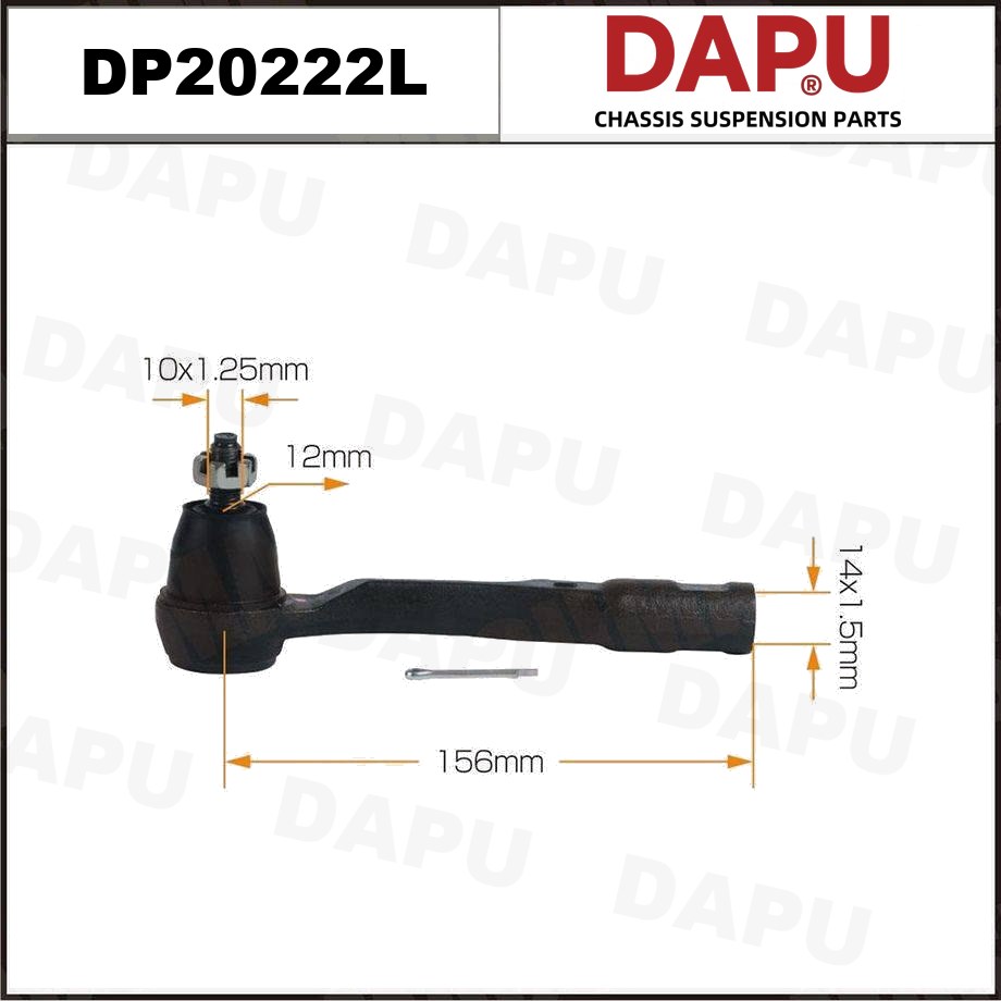 DP20222L Tie Rod End — DAPU AUTO PARTS