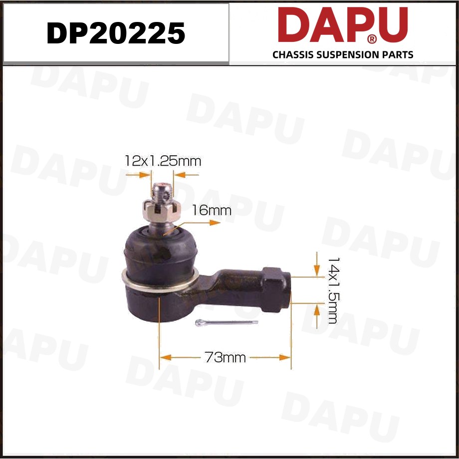 DP20225 Tie Rod End — DAPU AUTO PARTS
