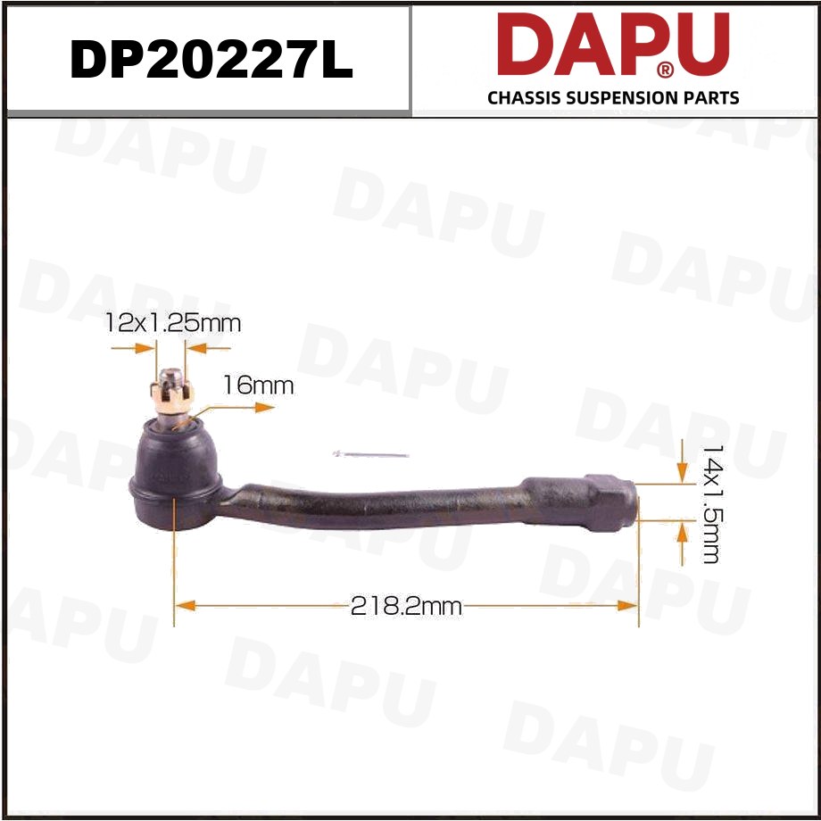 DP20227L Tie Rod End — DAPU AUTO PARTS