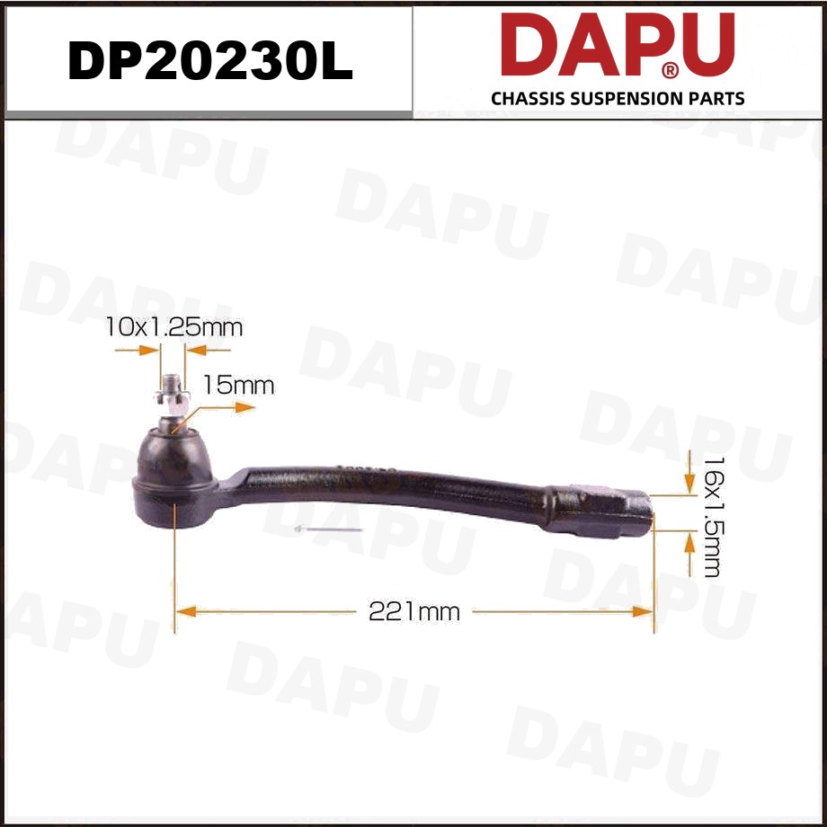 DP20230L Tie Rod End — DAPU AUTO PARTS
