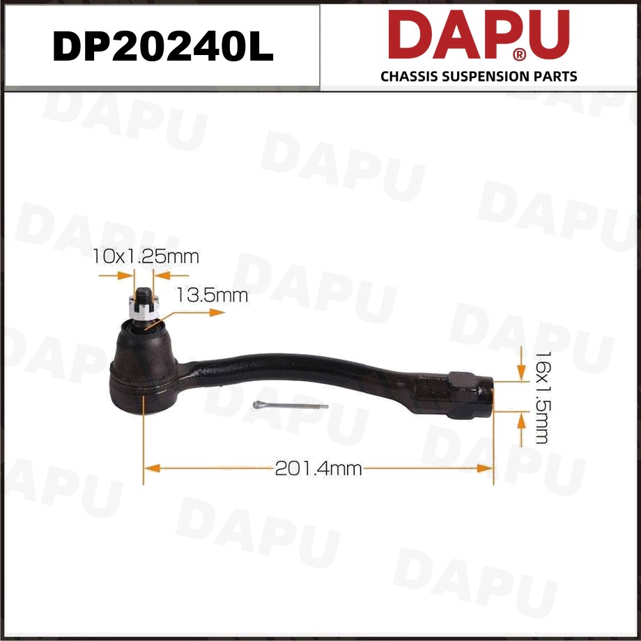 DP20240L Tie Rod End — DAPU AUTO PARTS