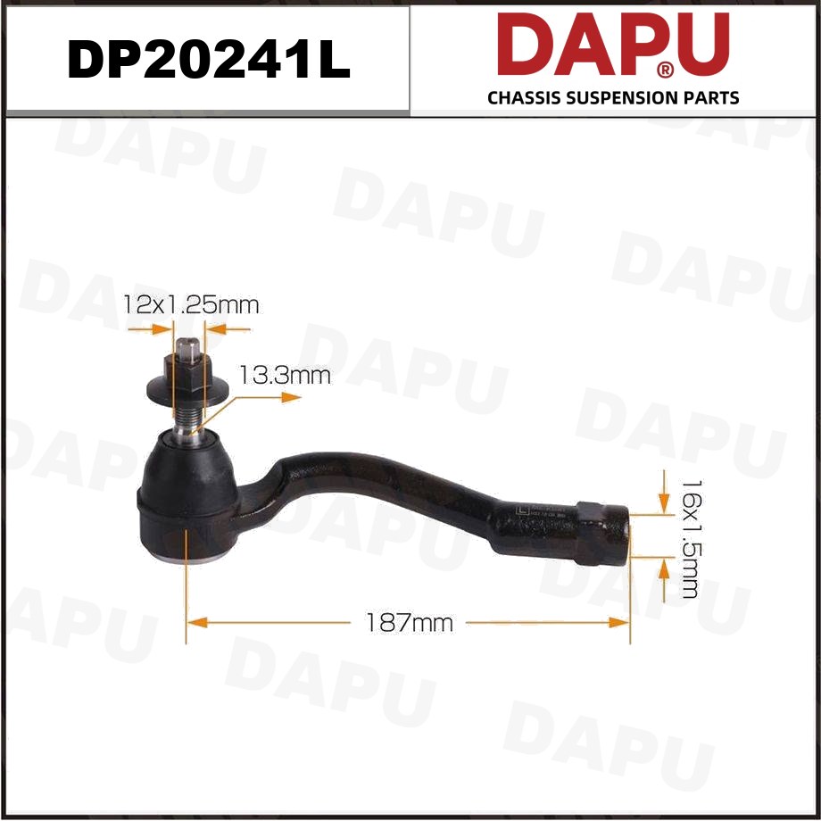 DP20241L Tie Rod End — DAPU AUTO PARTS
