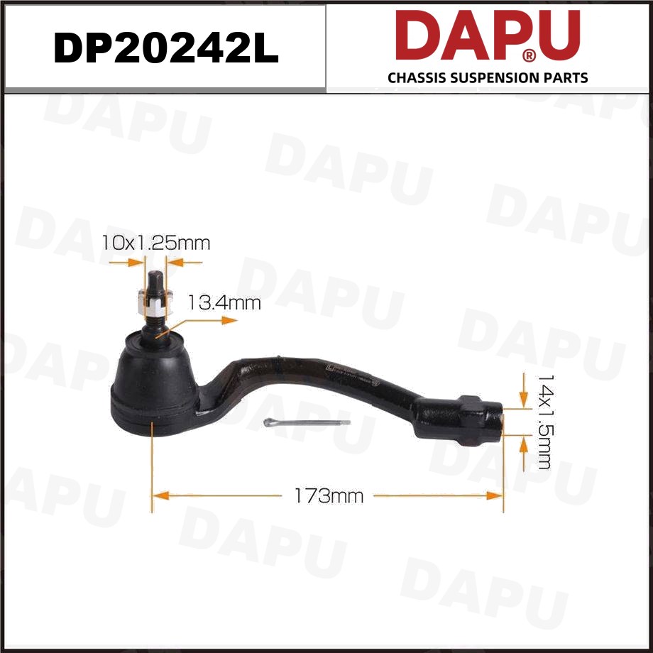 DP20242L Tie Rod End — DAPU AUTO PARTS