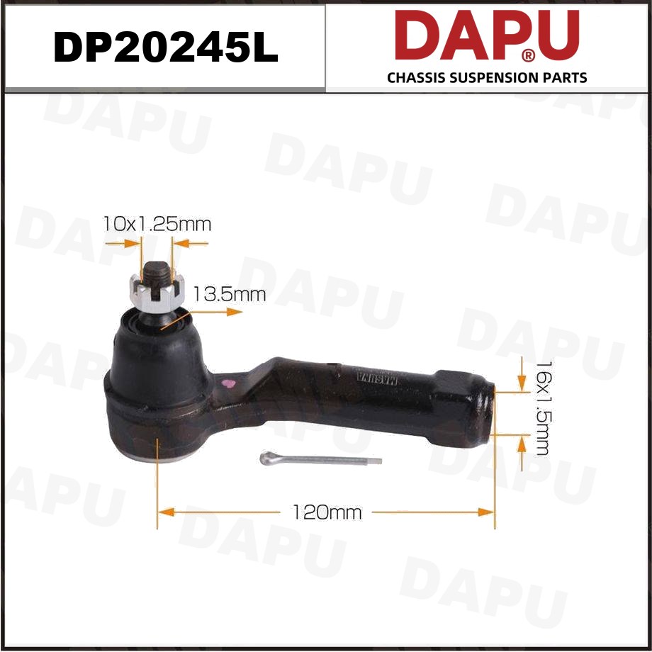 DP20245L Tie Rod End — DAPU AUTO PARTS