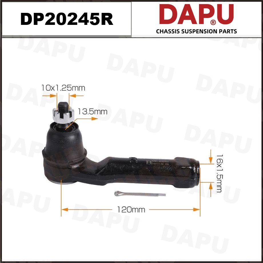 DP20245R Tie Rod End — DAPU AUTO PARTS