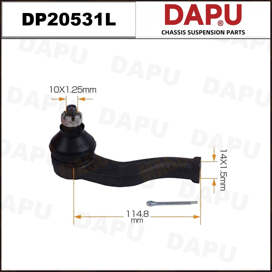 DP20531L Tie Rod End — DAPU AUTO PARTS
