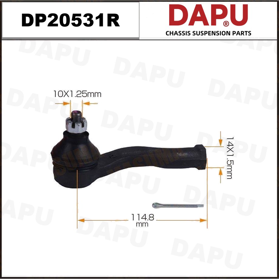 DP20531R Tie Rod End — DAPU AUTO PARTS