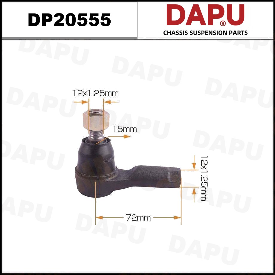DP20555 Tie Rod End — DAPU AUTO PARTS