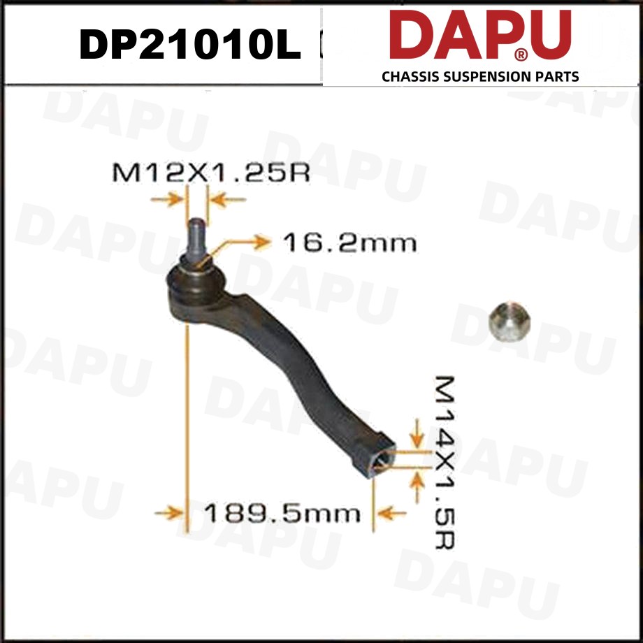 DP21010L Tie Rod End — DAPU AUTO PARTS
