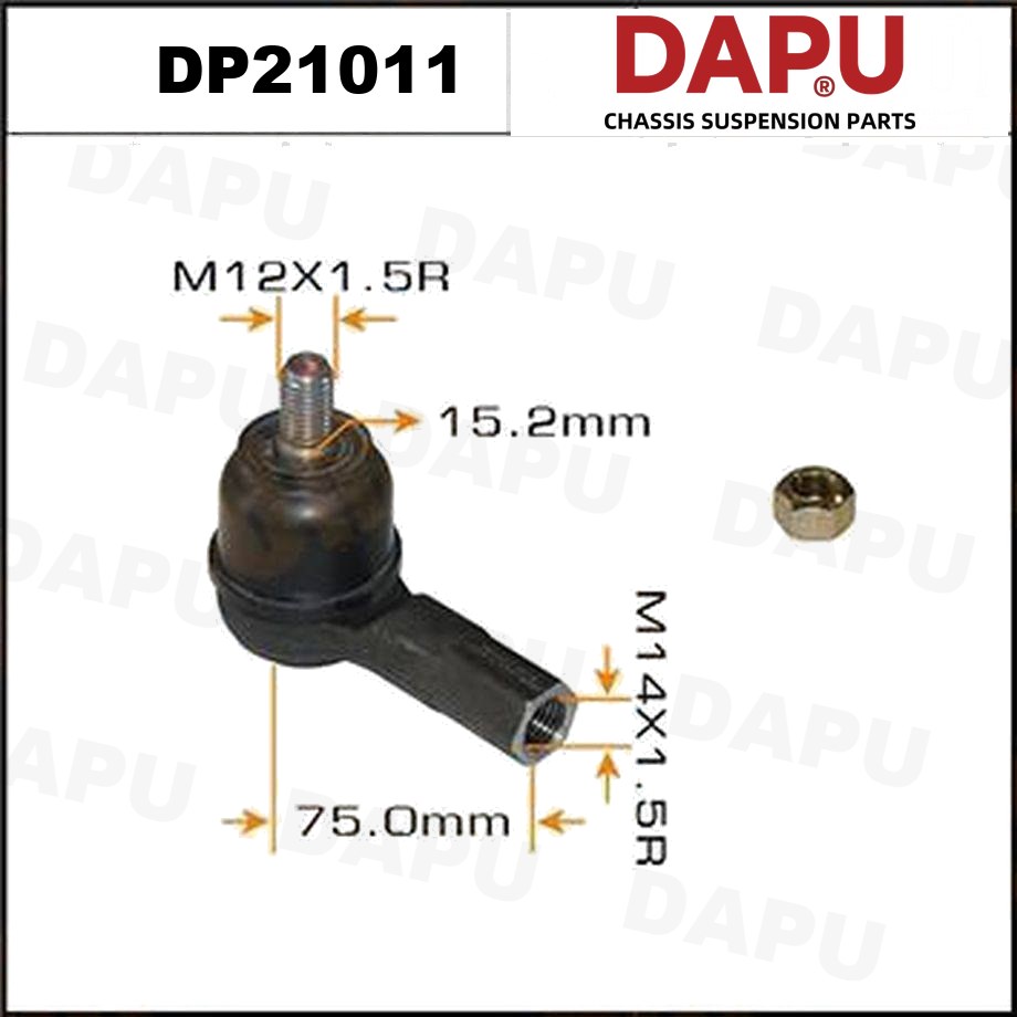 DP21011 Tie Rod End — DAPU AUTO PARTS
