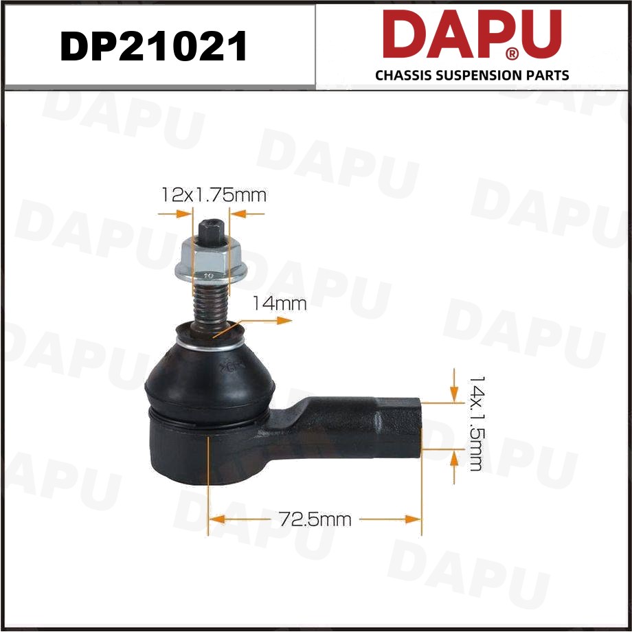 DP21021 Tie Rod End — DAPU AUTO PARTS