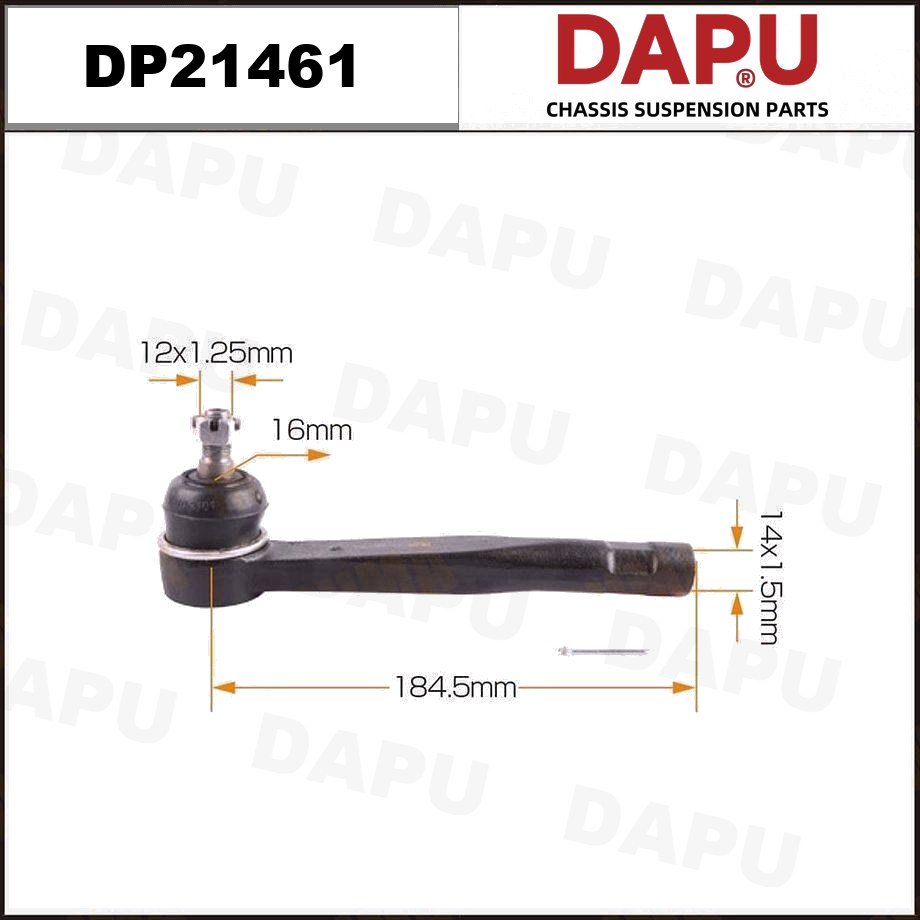 DP21461 Tie Rod End — DAPU AUTO PARTS