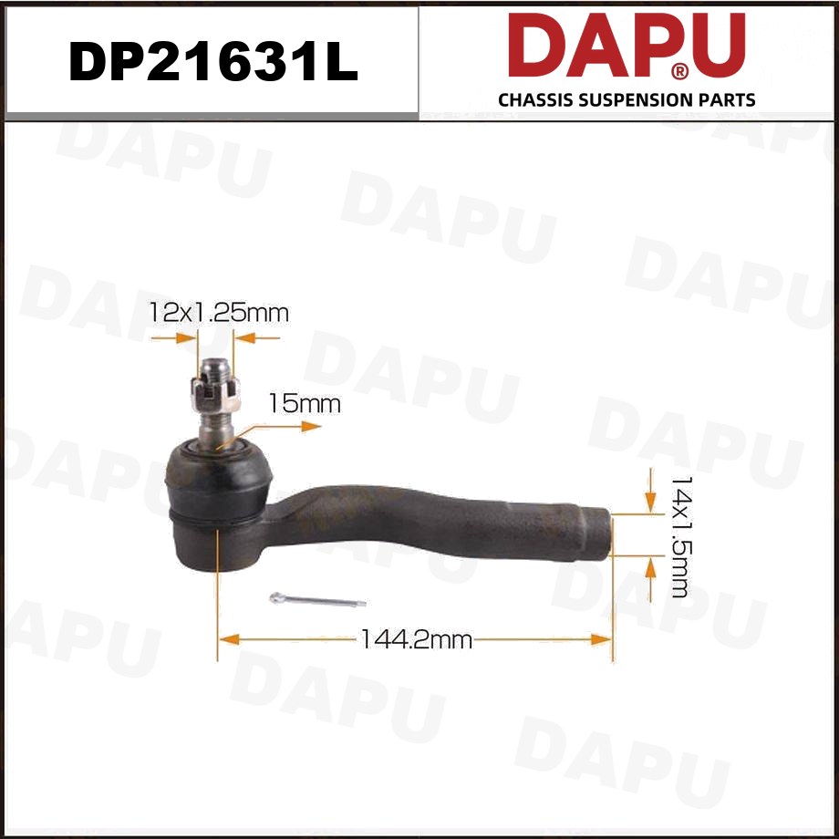 DP21631L Tie Rod End — DAPU AUTO PARTS
