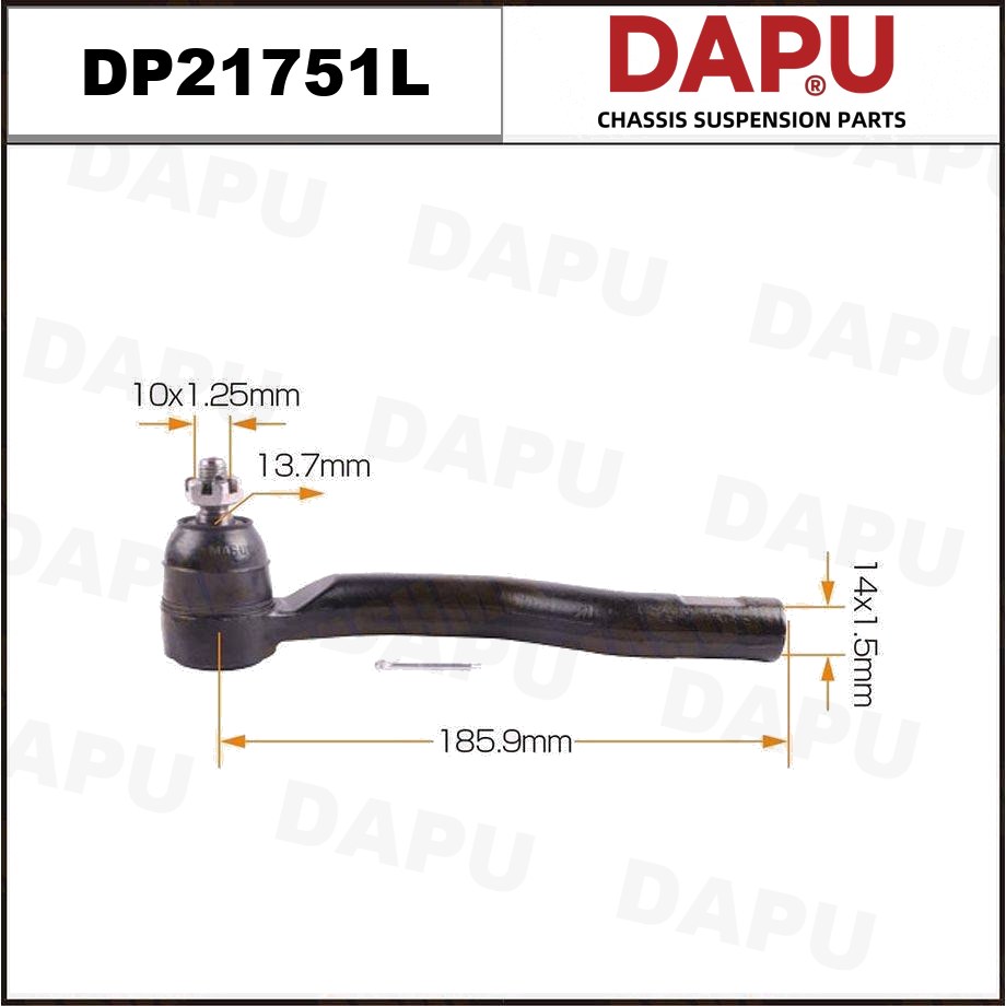 DP21751L Tie Rod End — DAPU AUTO PARTS