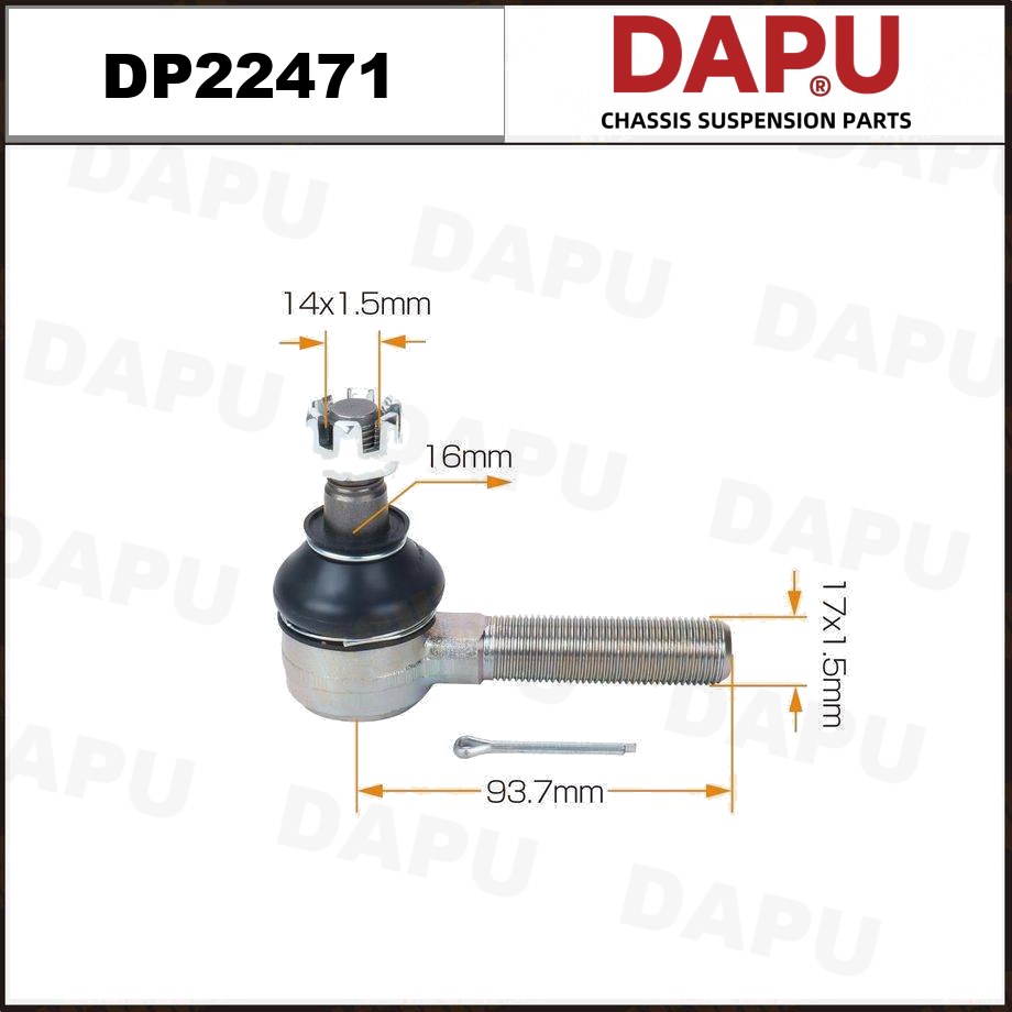 DP22471 Tie Rod End — DAPU AUTO PARTS