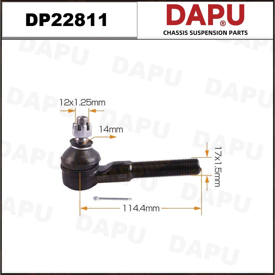 DP22811 Tie Rod End — DAPU AUTO PARTS