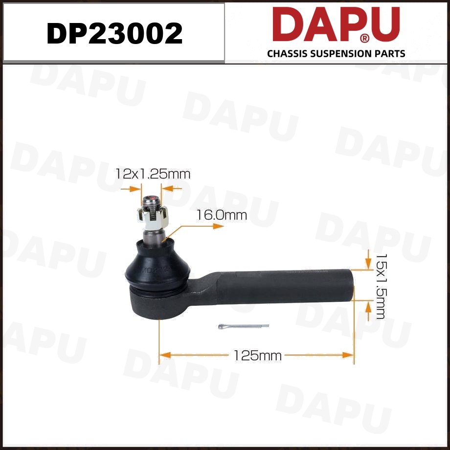 DP23002 Tie Rod End — DAPU AUTO PARTS