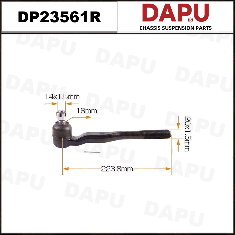 DP23561R Tie Rod End — DAPU AUTO PARTS