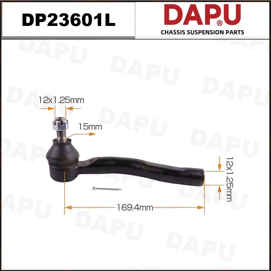 DP23601L Tie Rod End — DAPU AUTO PARTS