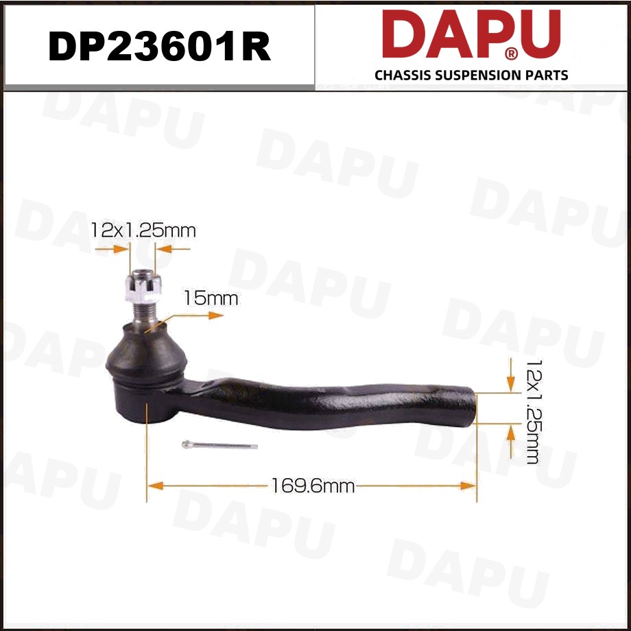 DP23601R Tie Rod End — DAPU AUTO PARTS