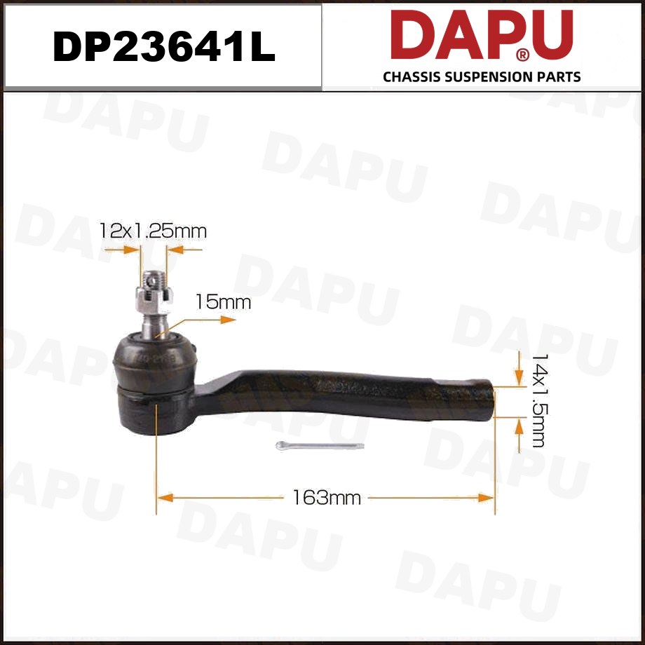 DP23641L Tie Rod End — DAPU AUTO PARTS