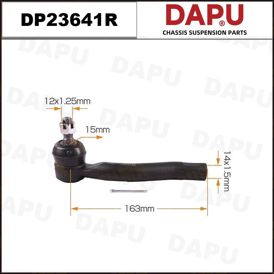 DP23641R Tie Rod End — DAPU AUTO PARTS