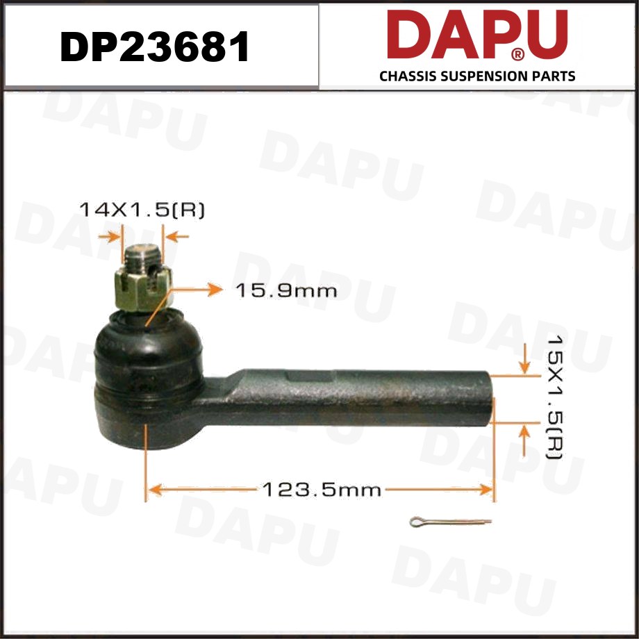 DP23681 Tie Rod End — DAPU AUTO PARTS
