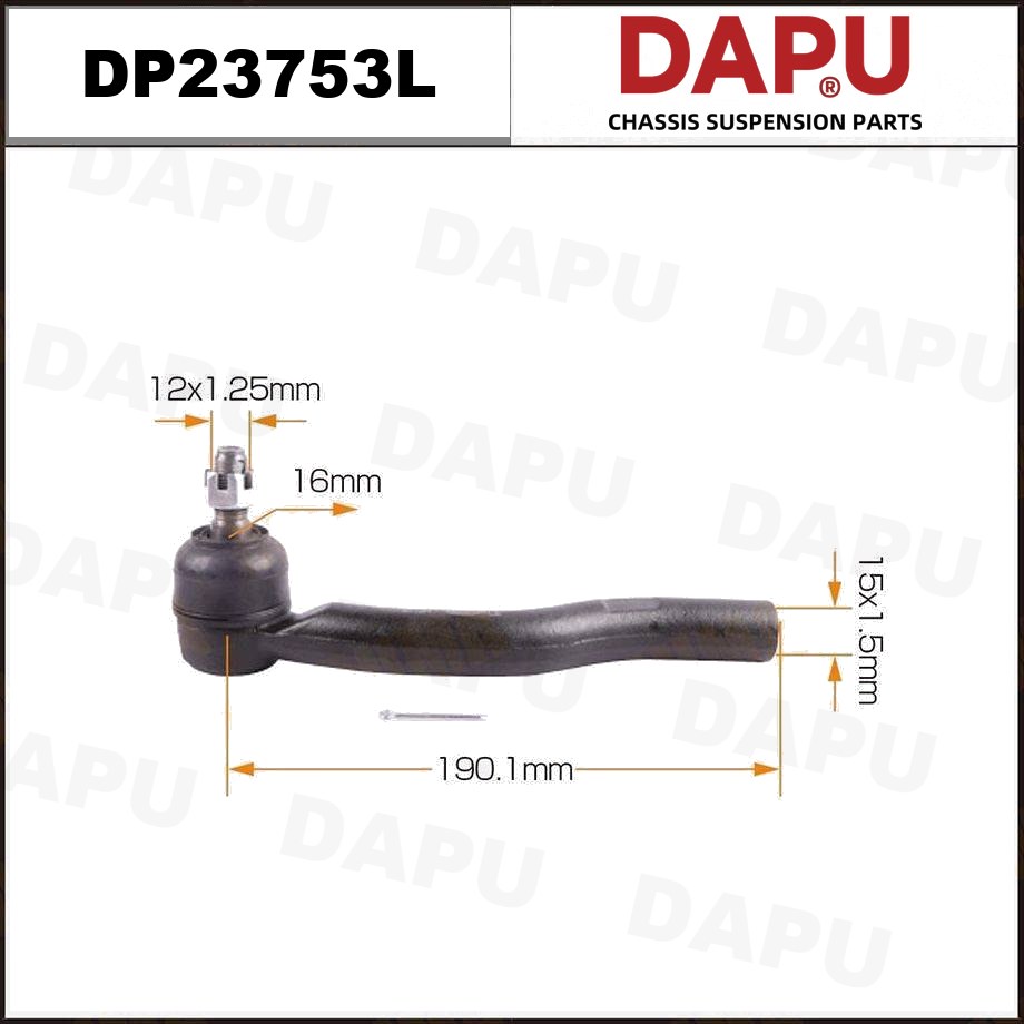 DP23753L Tie Rod End — DAPU AUTO PARTS