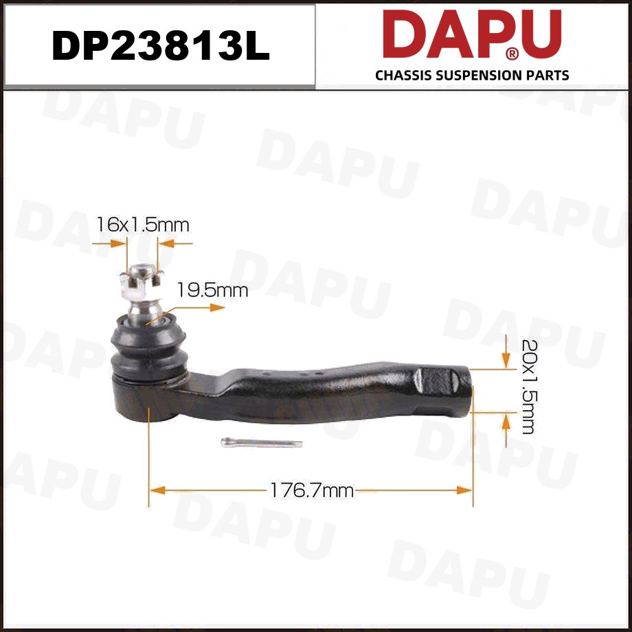 DP23813L Tie Rod End — DAPU AUTO PARTS