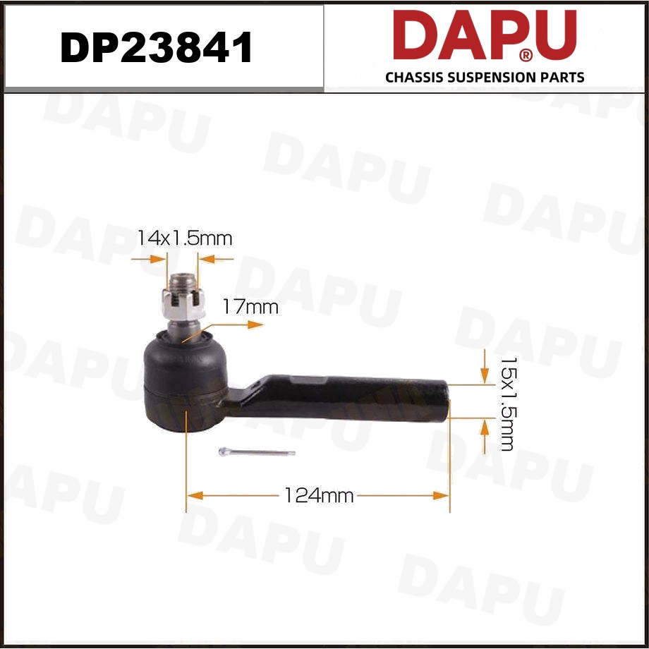 DP23841 Tie Rod End — DAPU AUTO PARTS