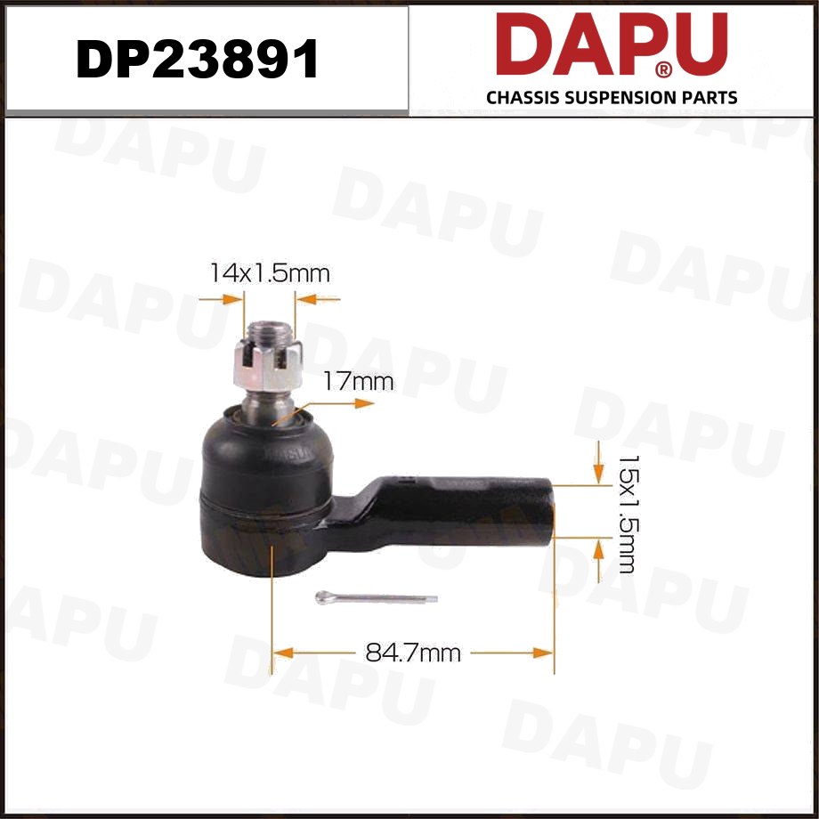 DP23891 Tie Rod End — DAPU AUTO PARTS