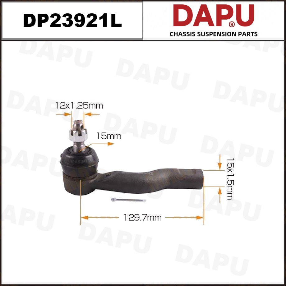 DP23921L Tie Rod End — DAPU AUTO PARTS