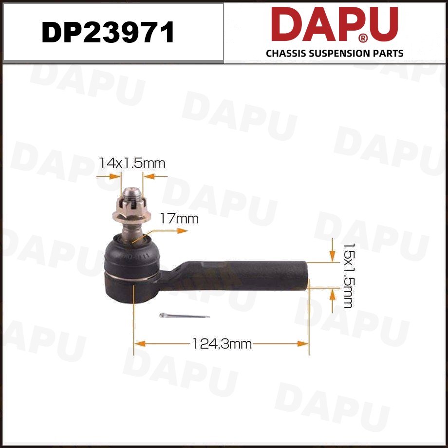 DP23971 Tie Rod End — DAPU AUTO PARTS