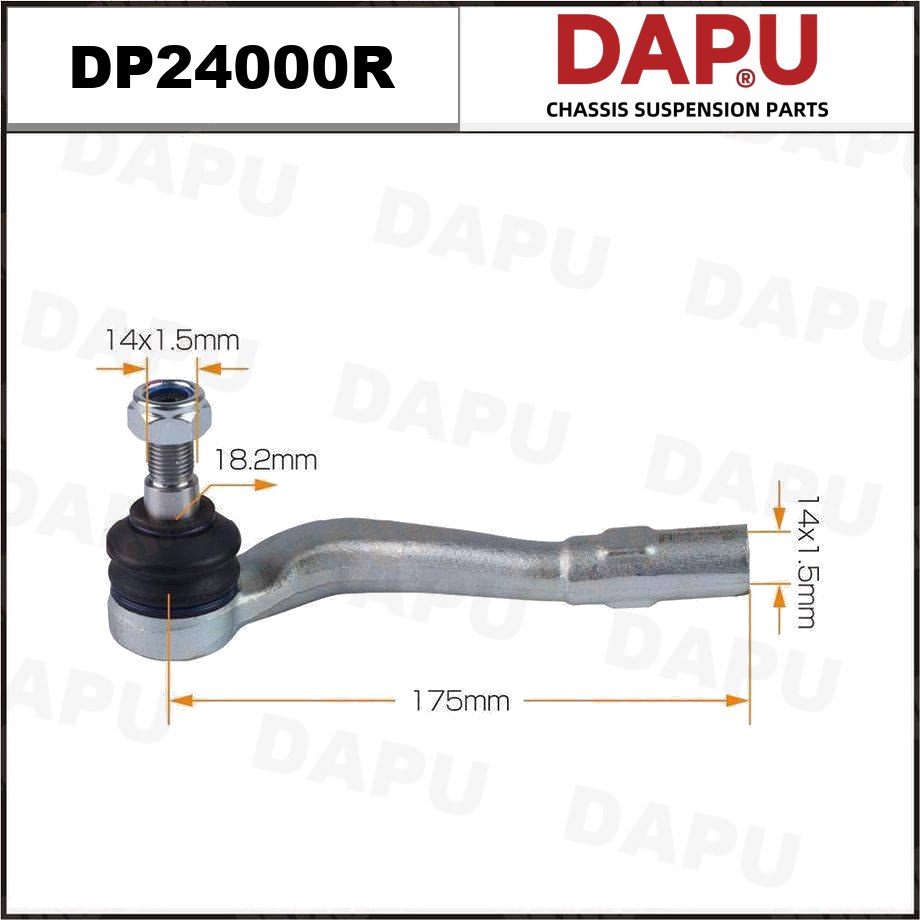 DP24000R Tie Rod End — DAPU AUTO PARTS