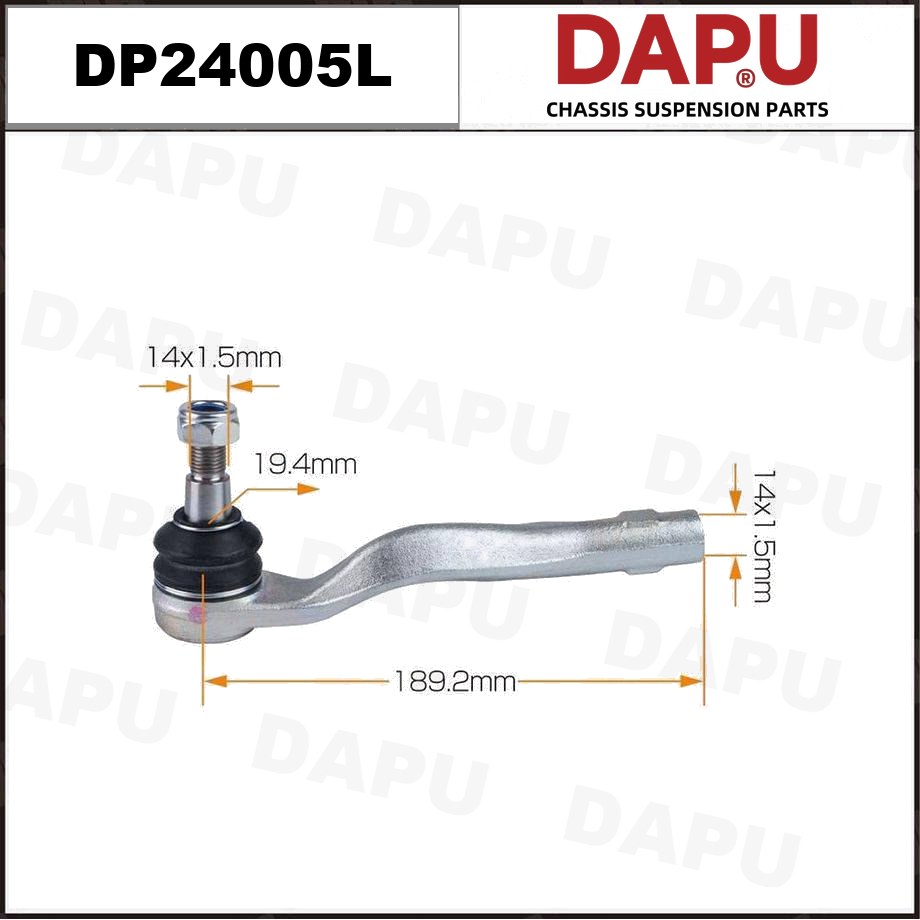 DP24005L Tie Rod End — DAPU AUTO PARTS
