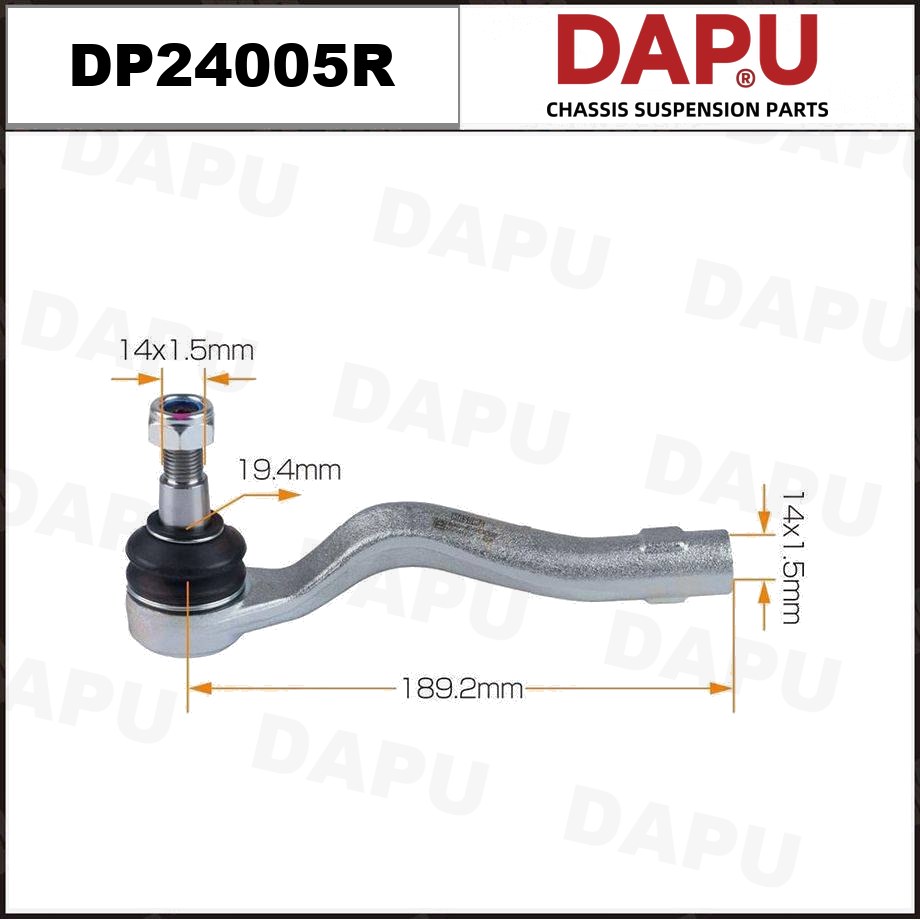 DP24005R Tie Rod End — DAPU AUTO PARTS